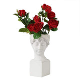 Ancient Greece Human Head Flower Vases