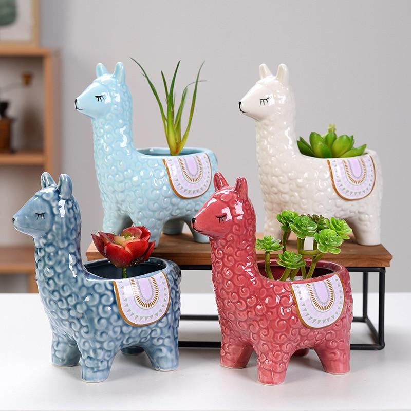 Animal Shaped Mini Pots