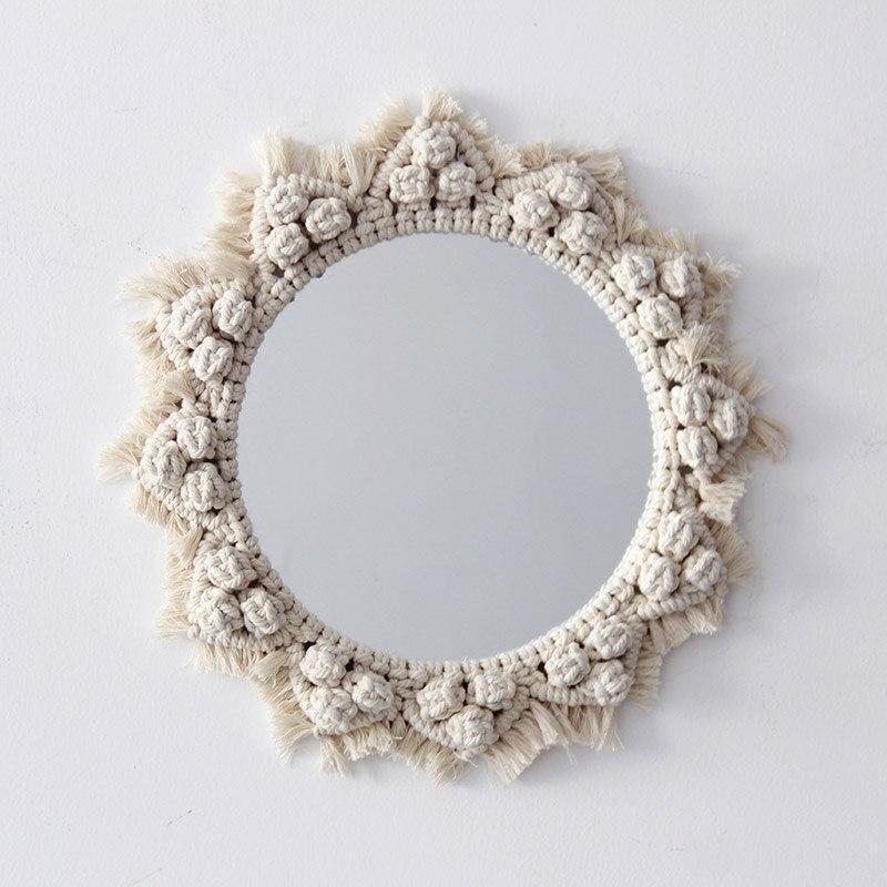 Azrou Cotton Macrame Mirror