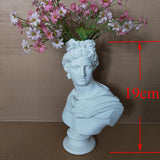 White Sculpture Head Vases