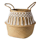 Seagrass Tassel Basket