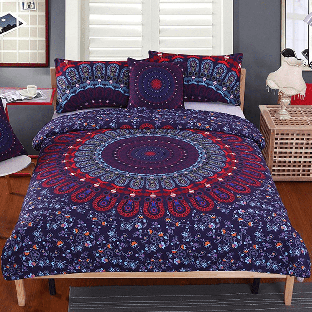 Cosmic Spirit Mandala Bedding Set 4pcs