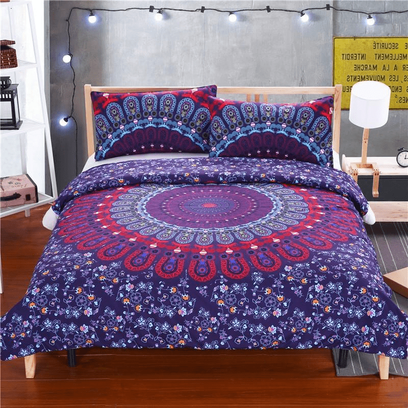 Cosmic Spirit Mandala Bedding Set 4pcs