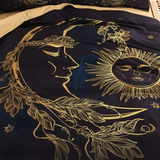 Sun and Moon Bedding Set 3pcs