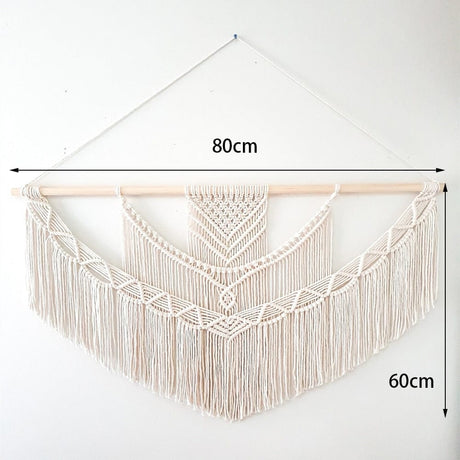 Chic Hand Woven Macrame Wall Hanging