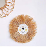 Cute Lion Head Wall Hanging