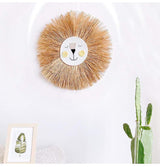 Cute Lion Head Wall Hanging