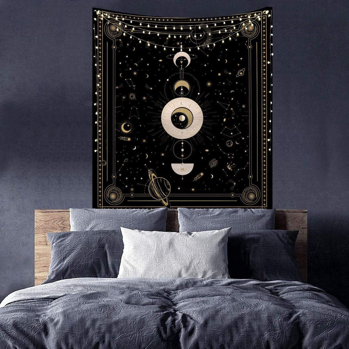 Astrology Design Wall Tapestry (2 colors)