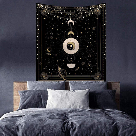 Astrology Design Wall Tapestry (2 colors)