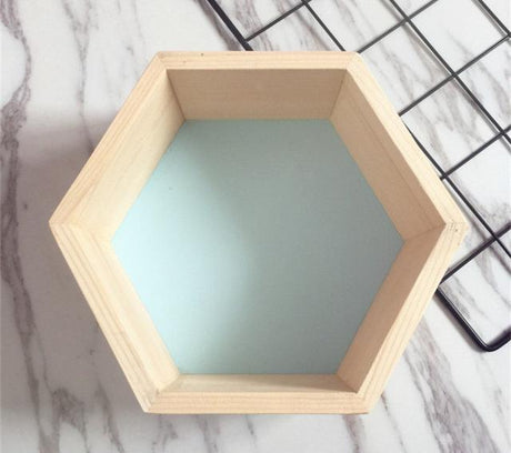 Hexagon Wall Shelf