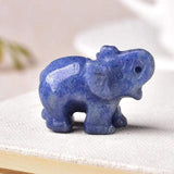 Elephant Carved Natural Crystal