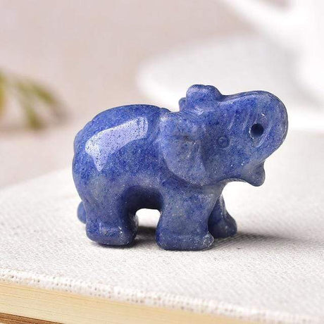 Elephant Carved Natural Crystal
