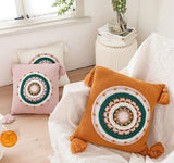 Crochet Sunflower Cushion Covers