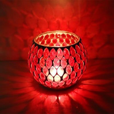 Handmade Mosaic Candle Holders