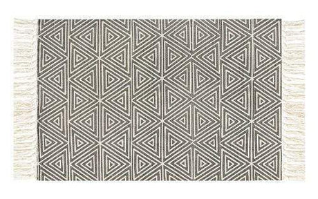 Rustic Carpet with Tassels