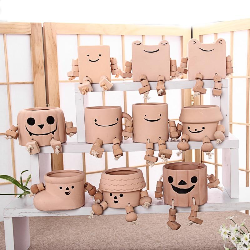 Ceramic Cartoons Flower Pots