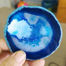 Natural Agate Crystal Slice Coasters
