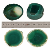 Natural Agate Crystal Slice Coasters