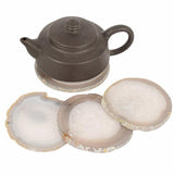 Natural Agate Crystal Slice Coasters