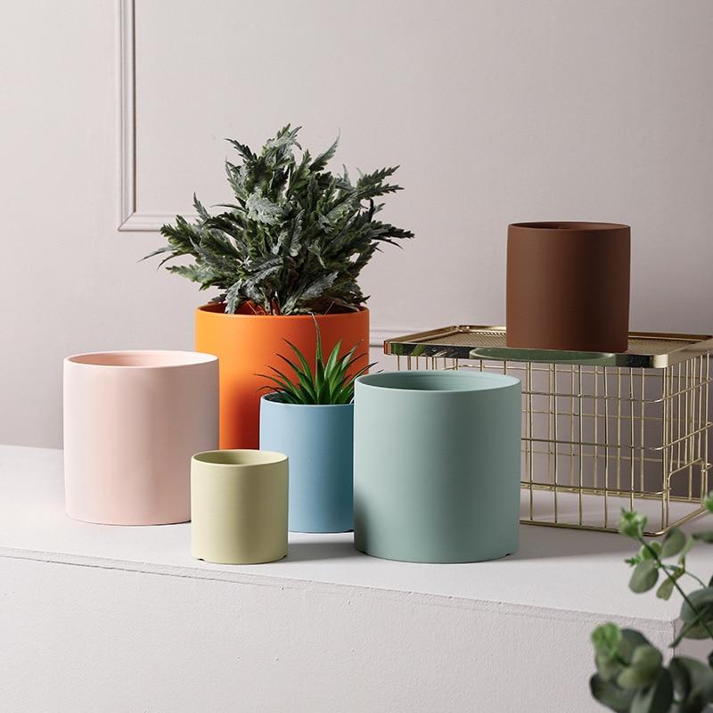 Colorful Ceramic Flower Pots