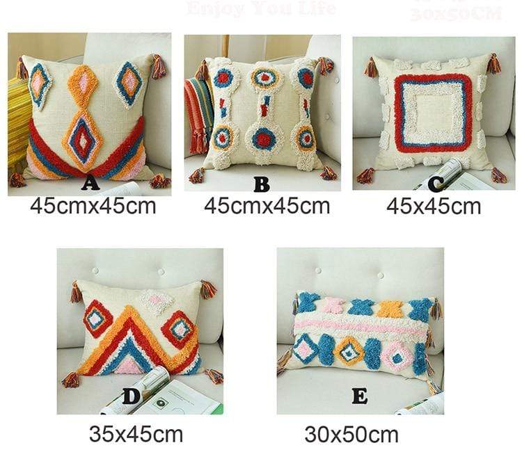 Colorful Moroccan Styled Cushion Covers