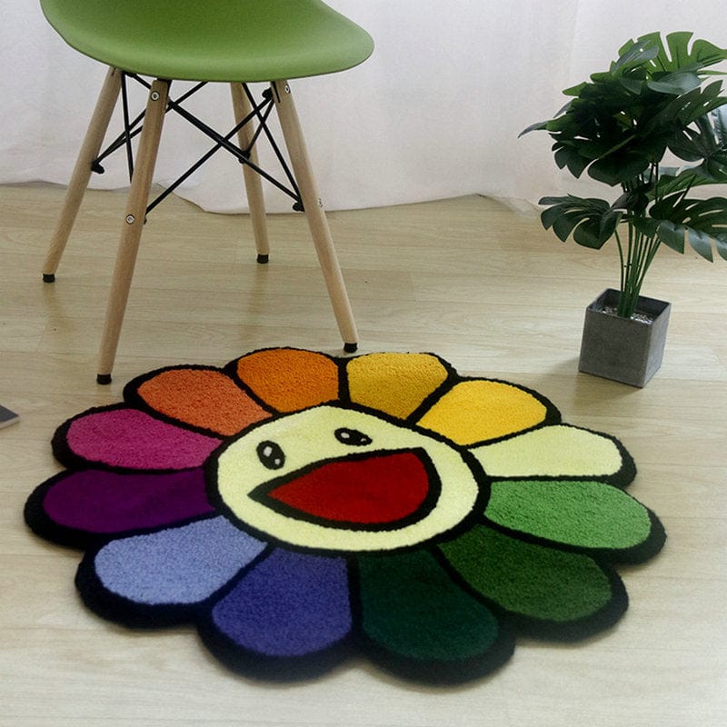Colorful Sunflower Mat
