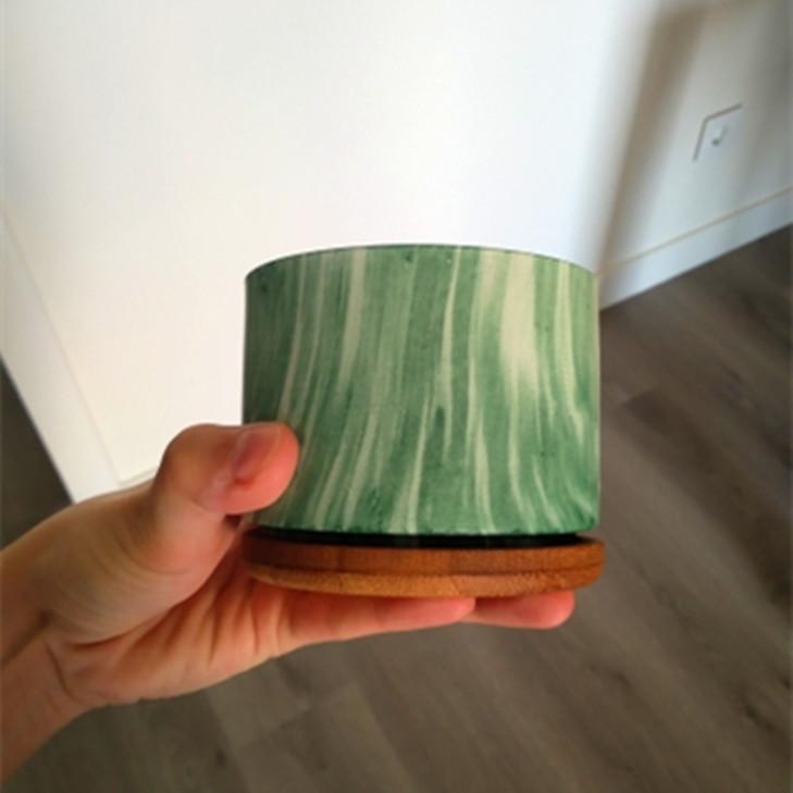 Colorful Tie Dye Flower Pot