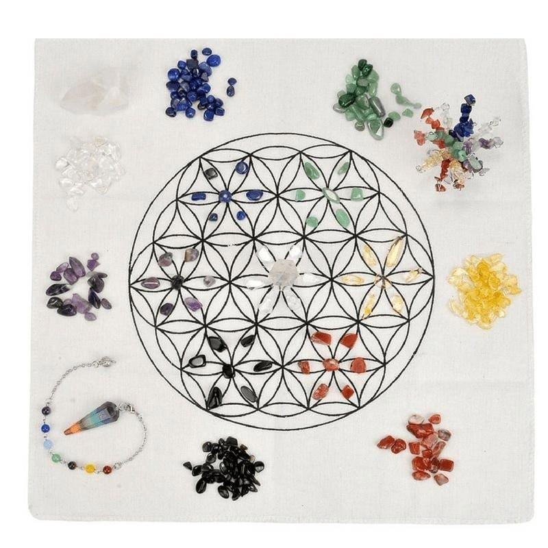 7 Chakra Healing Crystal Grid