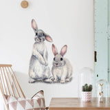 Cute Rabbits Wall Sticker