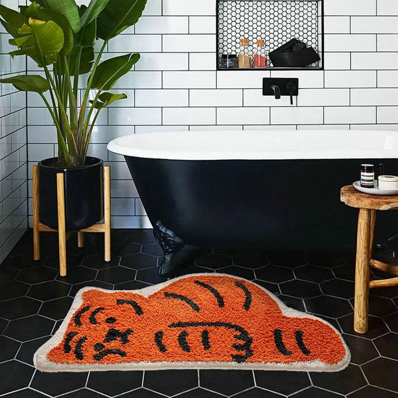 Cute Tiger Bath Mat