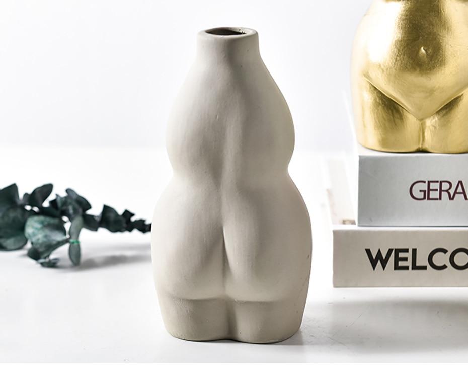 Female Nude Flower Vase