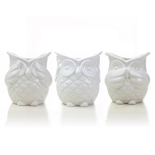 Peek-a-Boo Owl Pots