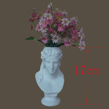 White Sculpture Head Vases