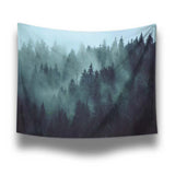 Deep Nordic Forest Tapestry - Wallart