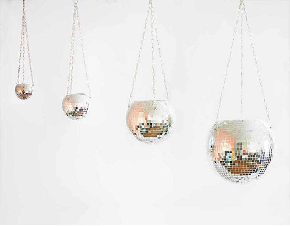 Disco Ball Hanging Pot