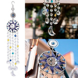 Evil Eye Sun and Moon Suncatcher