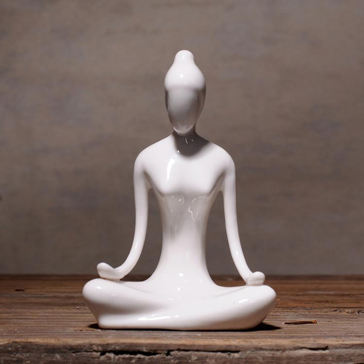 The Modern Yoga Lady Statues