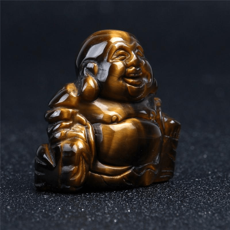 Natural Stone Carved Buddha Figurine