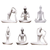 The Modern Yoga Lady Statues