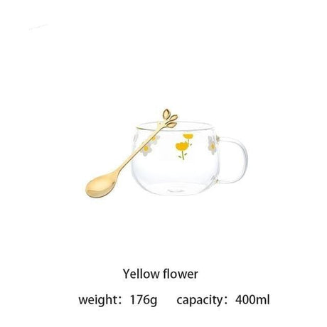 Floral Breakfast Mug Set