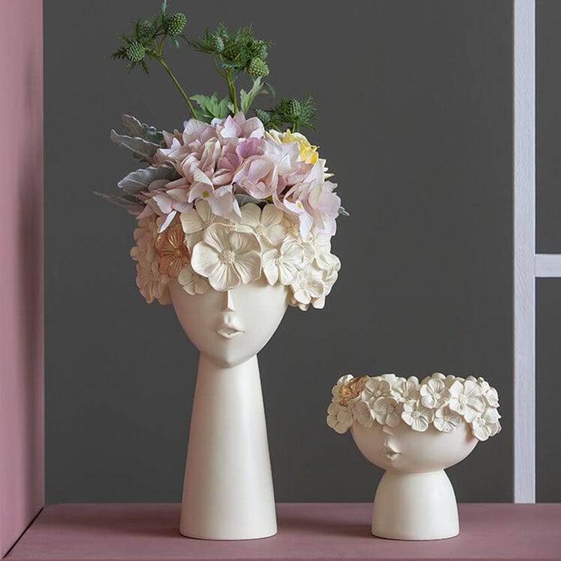 Floral Head Vase