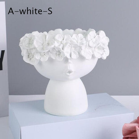 Floral Head Vase