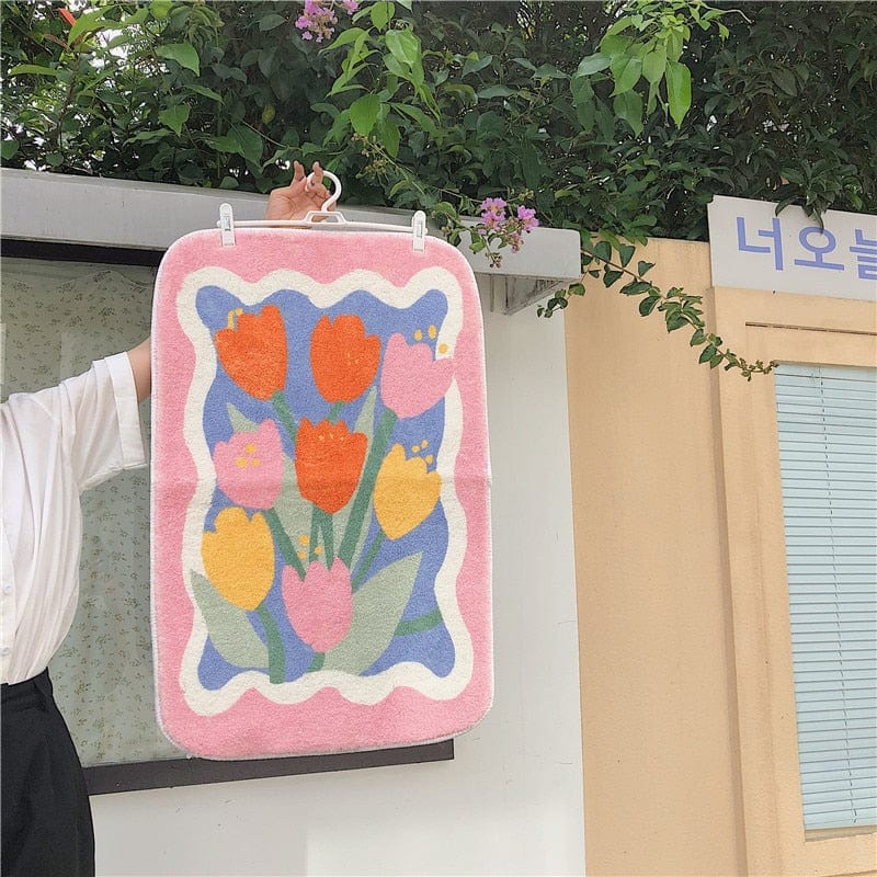 Flower Garden Bath Mat