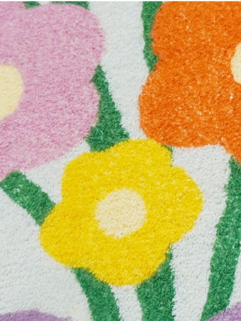 Flower Garden Bath Mat