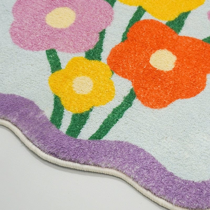 Flower Garden Bath Mat