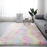 Fluffy Rainbow Carpet