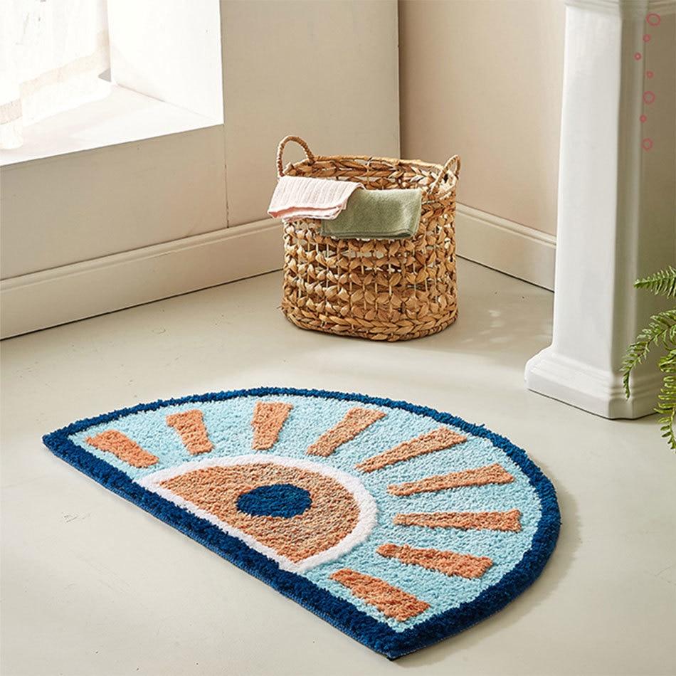 Geometric Design Bath Mat