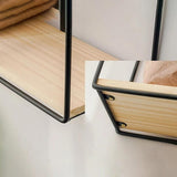 Geometric Hanging Wall Shelves