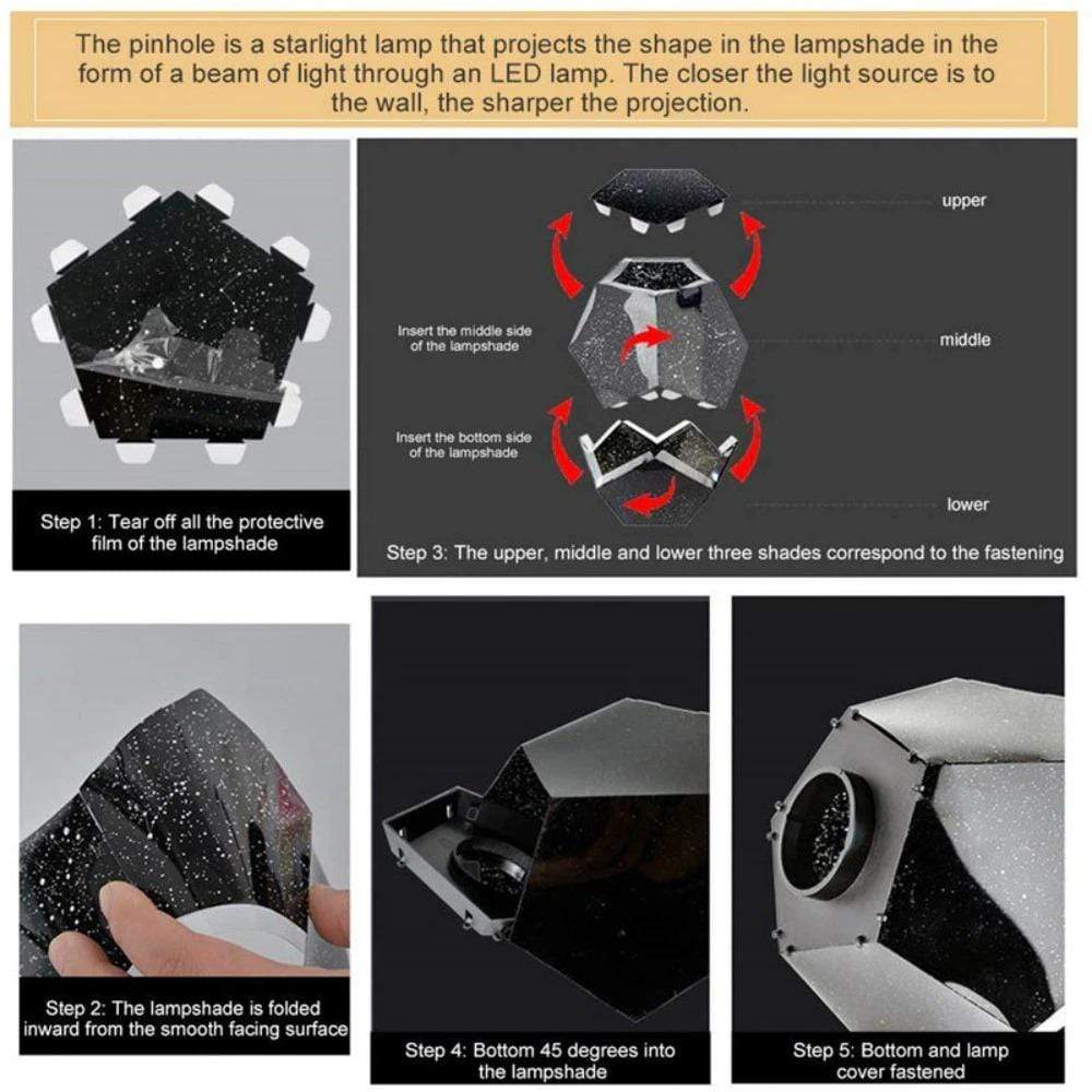 Galaxy Star Night Light Projector