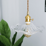 Flowers Glass Pendant Lamp